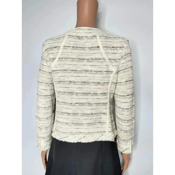 NIC + ZOE Dandelion Raw-Edge Jacket size PP NWT - Picture 4 of 12